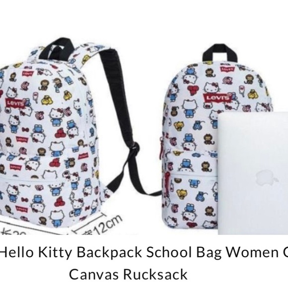 Top 61+ imagen levi's hello kitty backpack Thptnganamst.edu.vn
